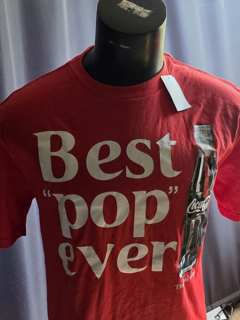 Coca-Cola Red Best Pop Ever Tee M NWT